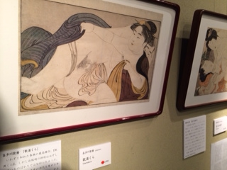 春画展、やってます。We are going on the Shunga project now. | 銀座